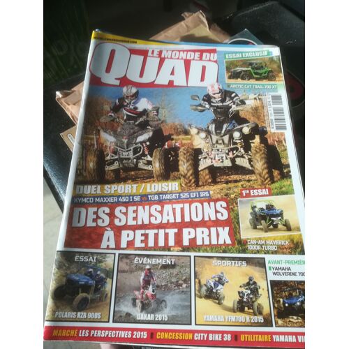 Le Monde Du Quad 133 De 2015 Yamaha Wolverine R,Canam Maverick Xds 1000r Turbo,Kymco Maxxer 450i Se,Tgb Target 525 Irs 4x4,Artic Cat Wildcat Trail Xt,Yamaha Yfm700r Se,Polaris Rzr900s,Canam Outlander