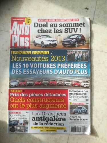 Auto Plus 1321 De 2013 Nissan Qashqai,Peugeot 3008,Ford Ecosport 1.5 Tdci Titanium,Audi A3 Sportback,Polo R Wrc,Ds3 Racing Gold Mat,Bianchi,Skoda Felicia Cab