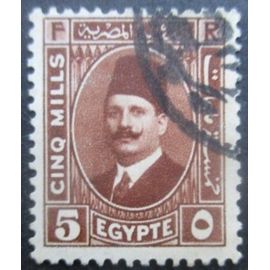 Egypte N°122 Roi Fouad 1er Oblitéré