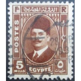 Egypte N°175 Roi Fouad 1er Oblitéré