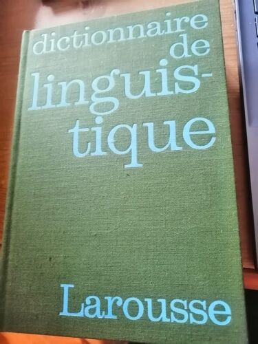 Dictionnaire De Linguistique Larousse