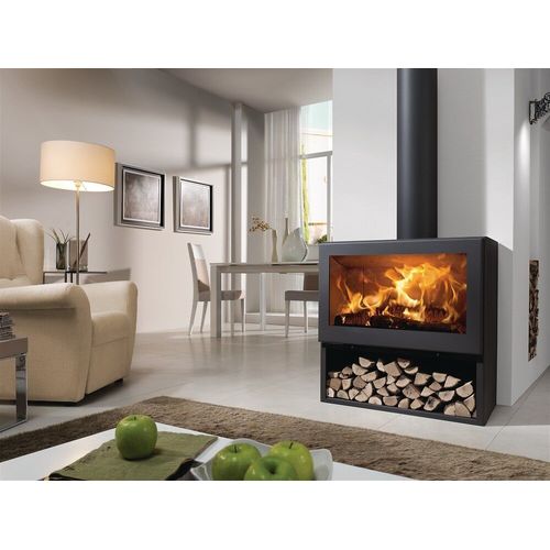 Poêle à bois en fonte AVE - Anthracite - 7,2kW