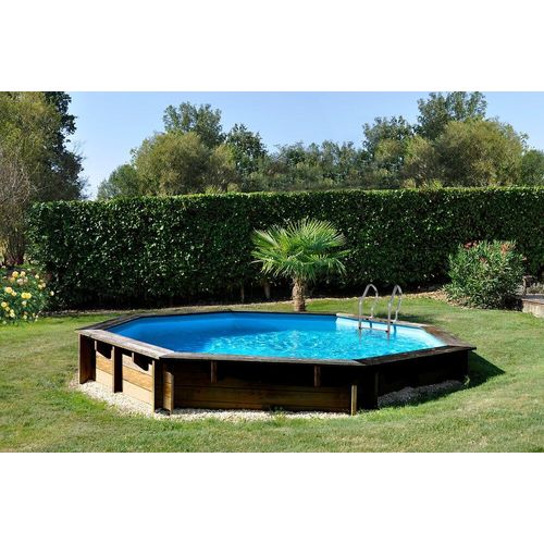 Piscine en bois - Diamètre 5m - Hauteur 1,27m