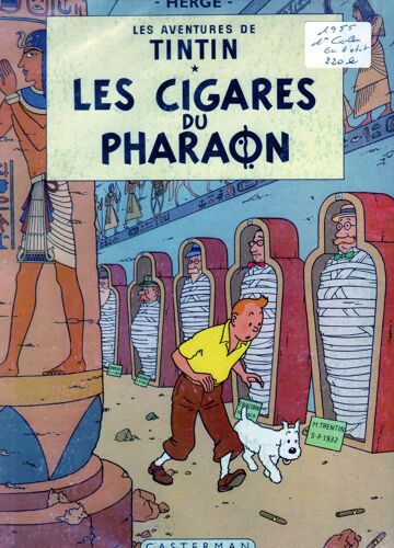 Tintin Les Cigares Du Pharaon 1955