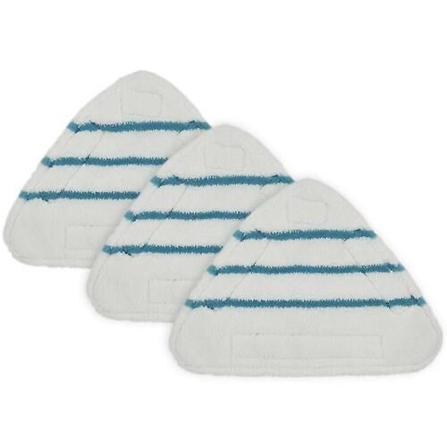 3 Pcs Vadrouille À Vapeur Tampons De Remplacement Triangle Lavable Chiffon Nettoyage Sol Microfibre Pad Vadrouille À Vapeur Raccords