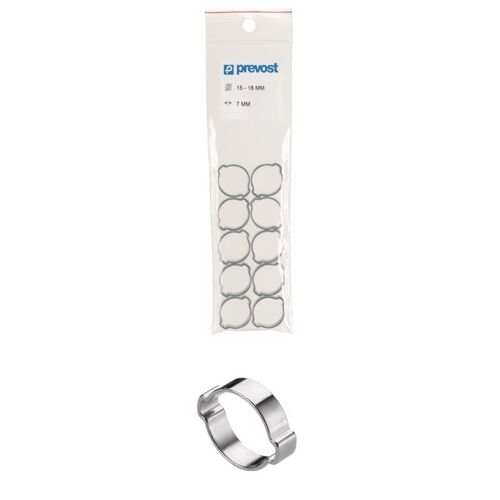 Colliers 2 oreilles 13-15mm lot de 10 Prevost