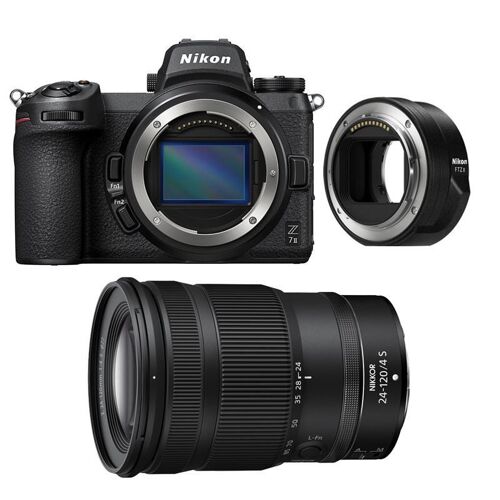 NIKON Hybride Z7 II - 24-120mm f/4 S - 45.7 Mpixels - 4K - Garanti 3 ans