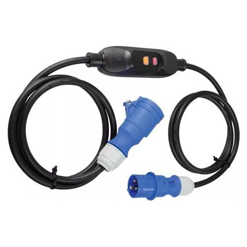 Câble adaptateur CEE avec interrupteur intermédiaire de protection des personnes - Prise électrique CEE de as-Schwabe