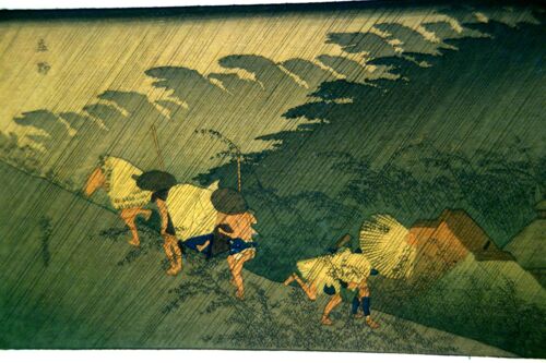 Estampe Japonaise Ancienne Ukiyo-E Hiroshige