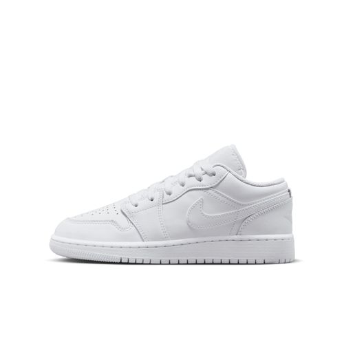 Baskets Air Jordan 1 Low Pour Enfant Plusgé Blanc