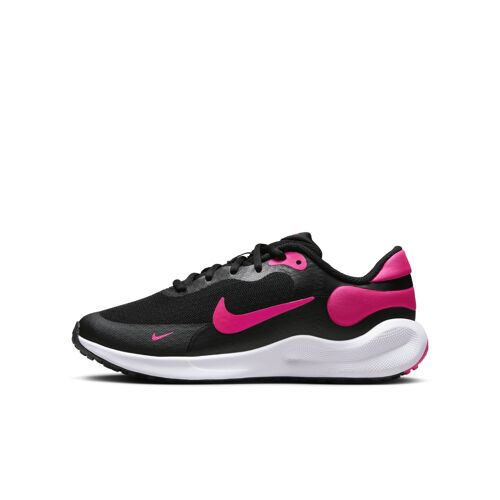 Chaussure De Running Sur Route Nike Revolution 7 Pour Ado Noir/blanc/hyper Pink Fb7689002