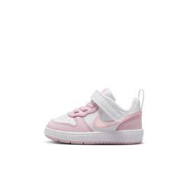 Chaussure Nike Court Borough Low Recraft Pour Bébé Et Tout Blanc/pink Foam Dv5458105