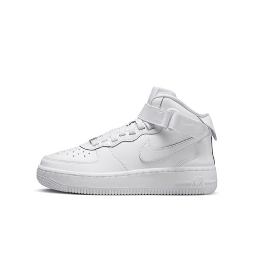 Chaussures Nike Air Force 1 Mid Easyon Pour Ado Blanc/blanc/blanc Fn1193111