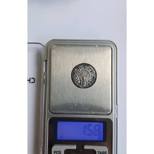 Monnaie Carolingienne Denier Argent Charles Le Chauve