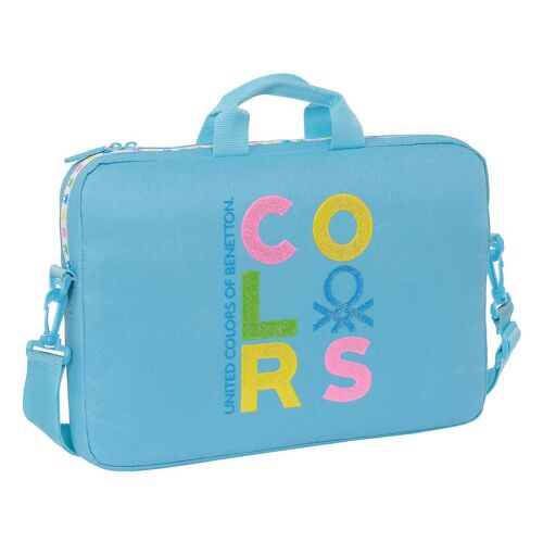 Sacoche pour ordinateur portable Benetton Spring Celeste 40 x 27 x 4 cm