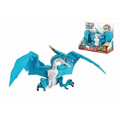 Dinosaure Zuru Robo Alive: Dino Action Pterodactyl Celeste Personnage Articulé