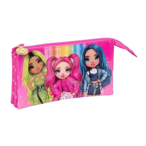 Trousse Fourre-Tout Triple Rainbow High Fuchsia (22 X 12 X 3 Cm)