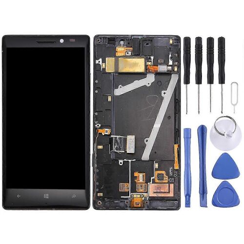 Ecran Lcd Tft Compatible Nokia Lumia Icon / 929 Numériseur Assemblage Complet Avec Cadre