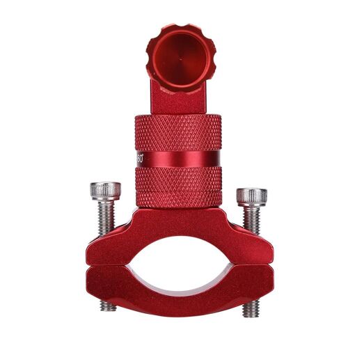 Support de support de guidon de vélo en alliage d'aluminium pour caméra d'action sport GoPro Hero (rouge)