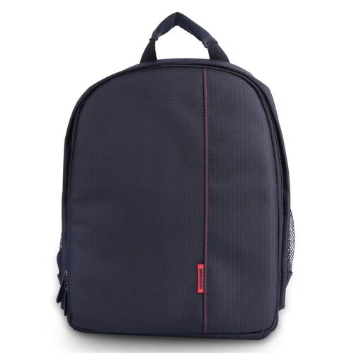 Sac à dos de rangement de sac à dos extérieur étanche pour appareil photo Nikon Canon DSLR (rouge)