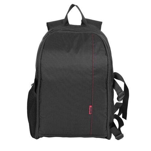 Sac à dos pour appareil photo étanche Sac pour appareil photo rembourré Sac de cas pour appareil photo antichoc (rouge)