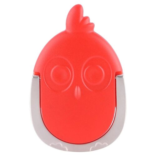 Anneau En Métal Smartphone Support Support Mignon Poussin Support Rouge