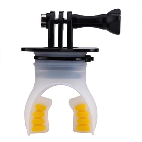 Surfing Shoot Surf Dummy Mouth Grill Mount pour caméra GoPro (noir)