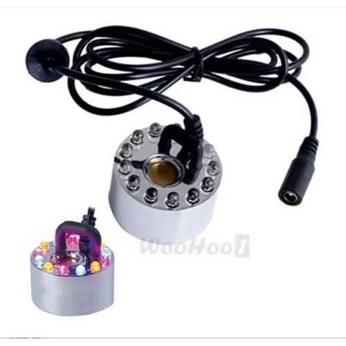 CroLED Brumisateur Diffuseur Fogger Brume Ultra-Sonique 12 LED