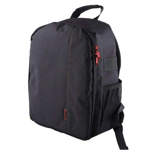 Photographie Numérique DSLR Sac à dos Sacs de rangement étanches Camara (Noir et Orange)