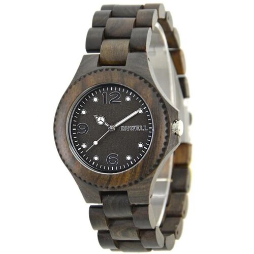 Cadran Rond Montre En Bois De Santal Mouvement À Quartz Exquis Montre-Bracelet Analogique Verawood