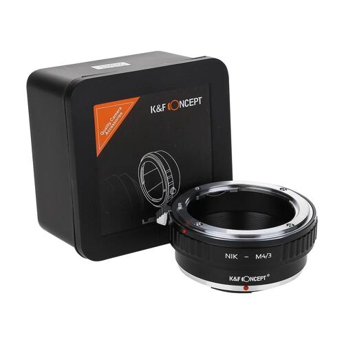 K&F CONCEPT Bague d'adaptation pour objectif Nikon S / D pour Micro 4/3 M4/3 DSLR Corps d'appareil photo