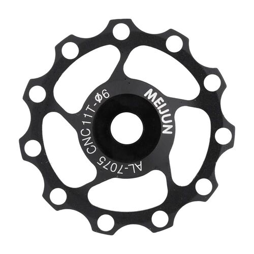 Noir 11t Vélo De Montagne Aluminium Jockey Roue Arrière Poulie De Dérailleur (Noir,11t)
