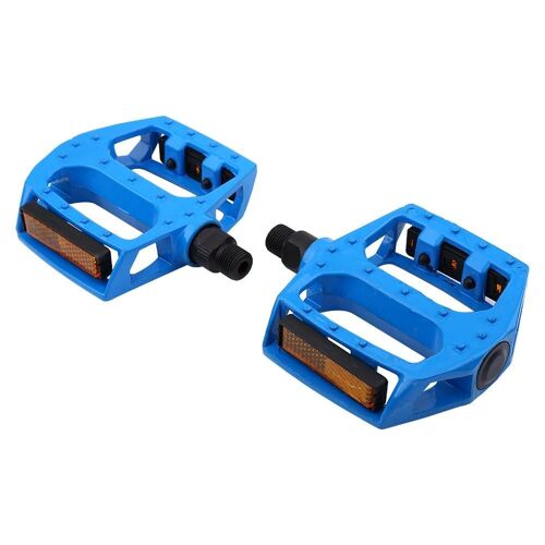 2pcs Alliage D'aluminium Antidérapant 9/16 Pouces Pédales De Vélo Pour Vélo De Route De Montagne (Bleu)