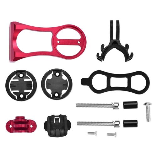 Support D'extension De Support D'ordinateur De Vélo De Cyclisme Multifonctionnel Pour Garmin Cateye Bryton (Rouge)