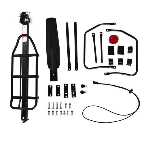 Vélo À Dégagement Rapide Porte-Bagages Porte-Bagages Porte-Bagages Arrière Avec Garde-Boue Accessoires De Vélo