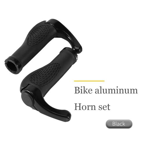 1 Paire De Vélo De Montagne Vélo Vélo Cadenas Sur Le Guidon Poignée De Guidon Poignées Extrémités Noir