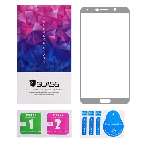 2 Pcs 2.5 / D Full-Cover Protecteur D'écran En Verre Trempé Pour Huawei Mate 10 Gris