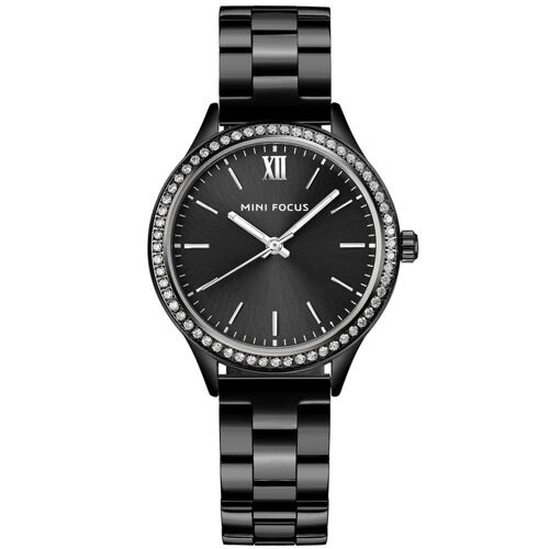 Mini Focus Femmes Mode Analogique Étanche Bracelet En Acier Quartz Montre-Bracelet