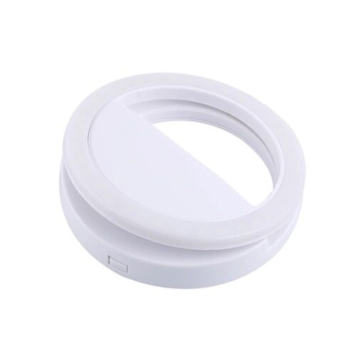 Selfie Portable Fill Light LED Ring Camera Photography Pour IPhone Android Smart Phone Blanc