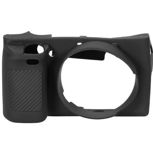 Housse de protection en silicone souple pour appareil photo avec conception facile d'accès pour Sony A6000 noir