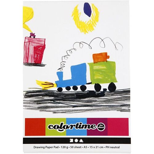Creativ Company - Drawing Pad White A5 120gr, 50 Sheets 22121