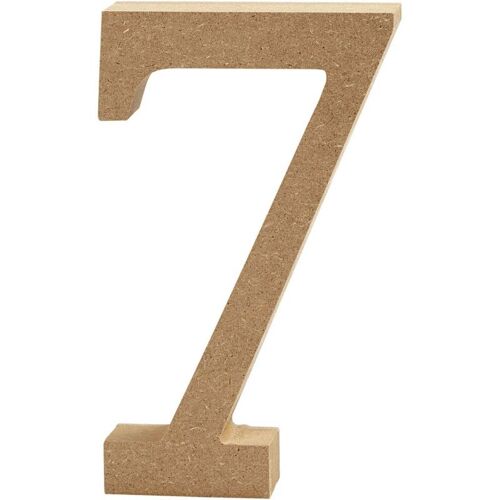 Creativ Company - Number 7 Mdf 13cm, 1pc. 56345