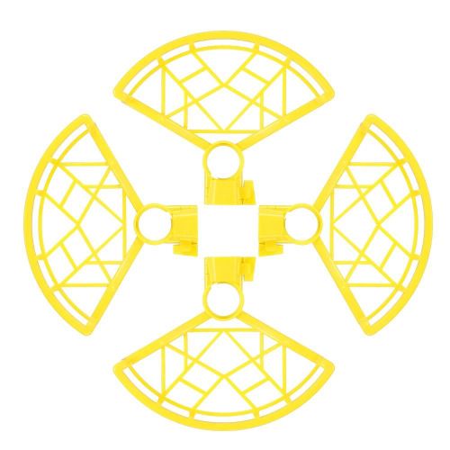 4pcs Protecteurs D'hélice Lames Garde Anneau De Protection Accessoires Pour Dji Spark (Jaune)-Générique
