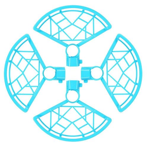 4pcs Protecteurs D'hélice Lames Garde Anneau De Protection Accessoires Pour Dji Spark (Bleu)-Générique