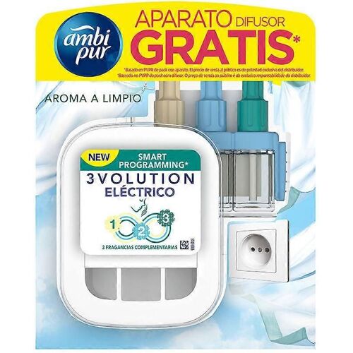 Ambi Pur 3volution Désodorisant Appareil + Recharge Clean 20 Ml 