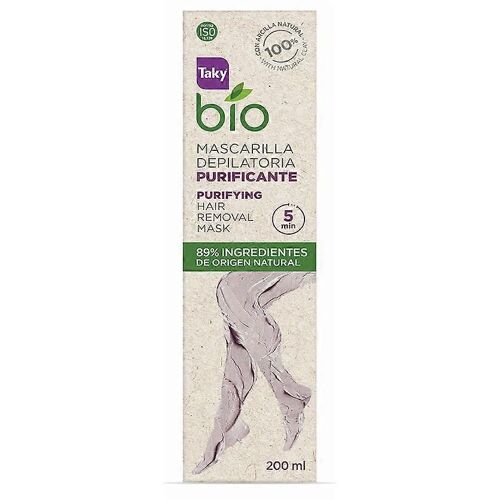 Taky Bio Masque Dépilatoire Purifiant Naturel 200 Ml 