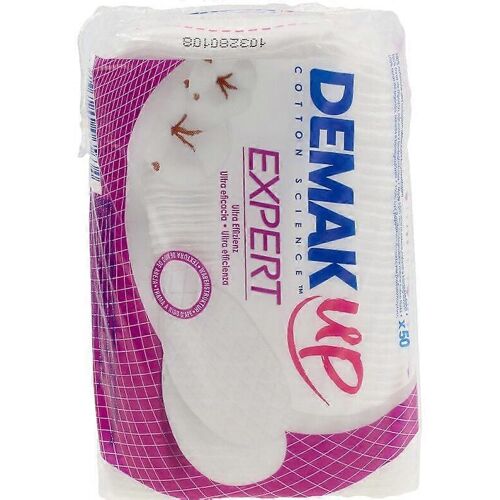 Tampons Démaquillants Ovales Demak¿Up Expert 50 Unités 