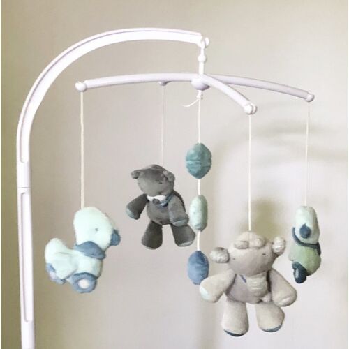 Mobile / Suspension Pour Lit, Parc, Poussette De Bébé, Éléphant, Ours Et Canards En Peluche Ultra Douce