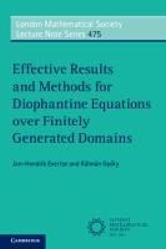 Effective Results And Methods For Diophantine Equations Over Finitely Generated Domains