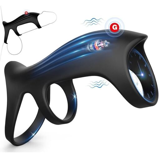 Anneau Pénis Vibrant Pour Couple - Sextoy BDSM, Godemichet Anal, Neuf